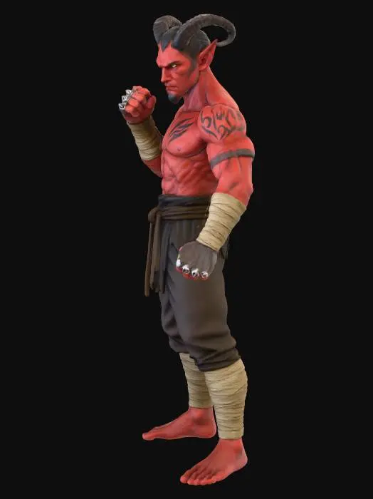 3D model for Infernal Warrior