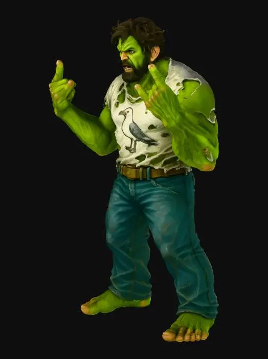 3D model for The Green Storm Emerges