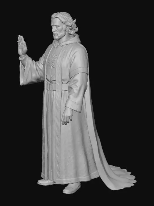 3D model for Elder Sage in Robes