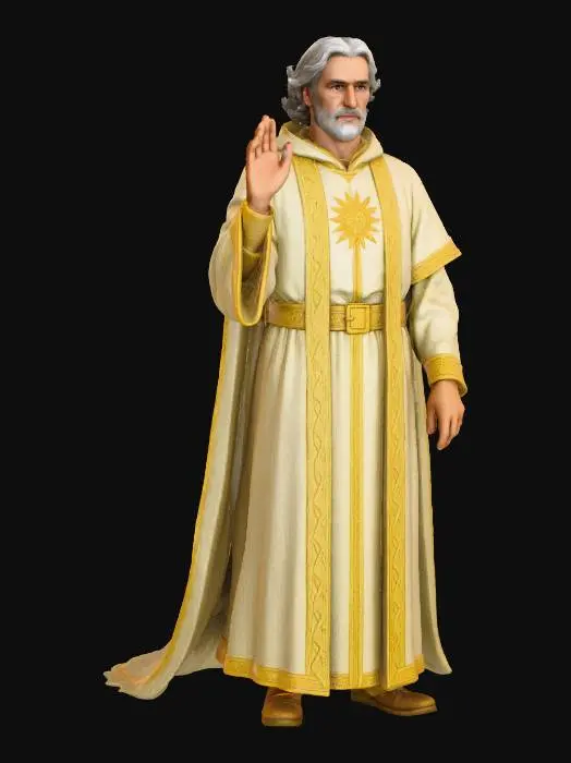 3D model for Elder Sage in Robes