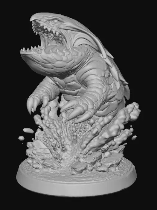 3D model for The lurking Bulette