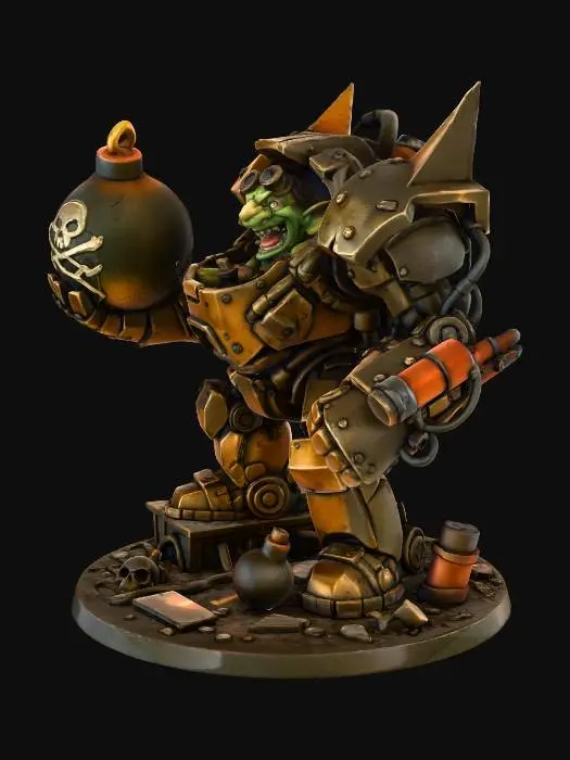 3D model for Goblin Demolitionist