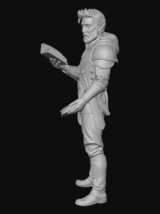 3D model for The Elven Scholar