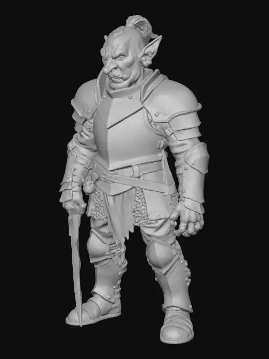 3D model for Orc Warrior's Resolve