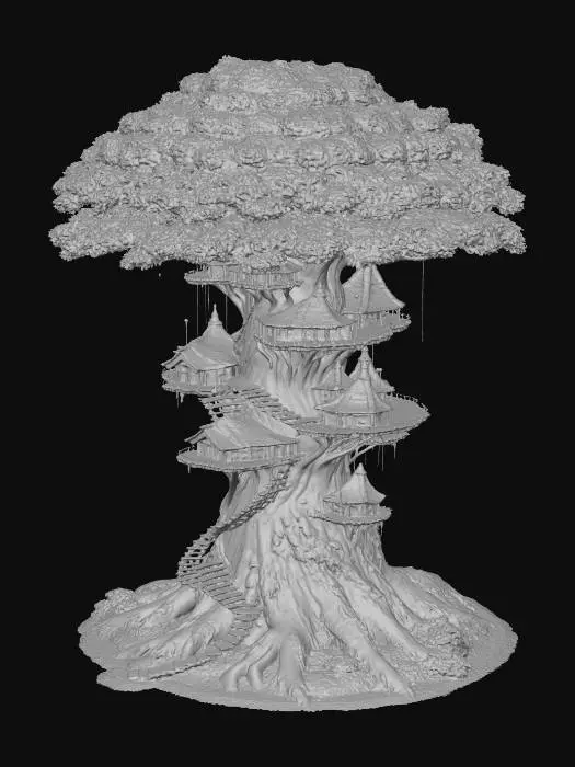 3D model for Lantern Tree Palace