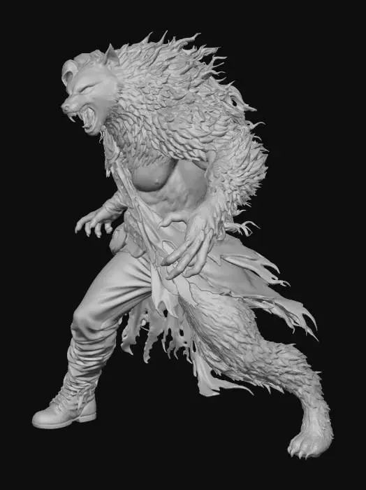 3D model for Moonhowl Berserker