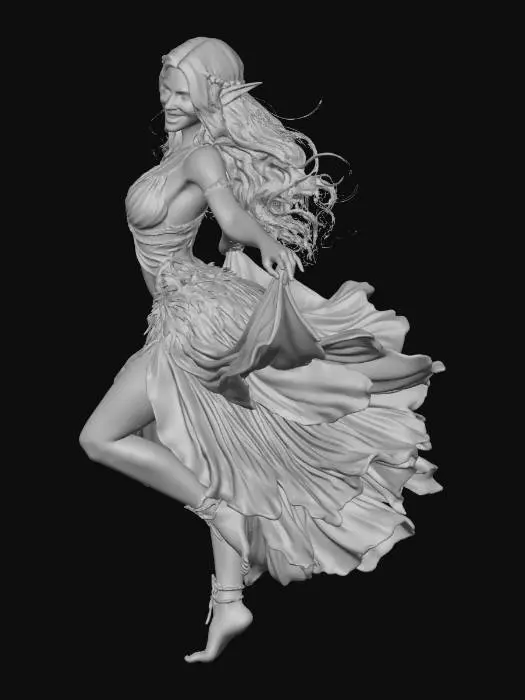 3D model for Aelira Dawnstep