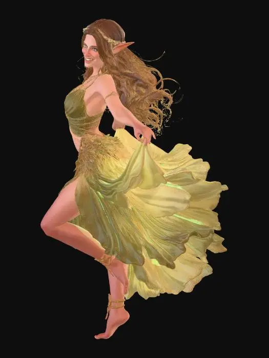 3D model for Aelira Dawnstep