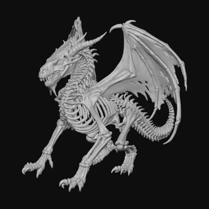3D model for Necrodrake Awakening