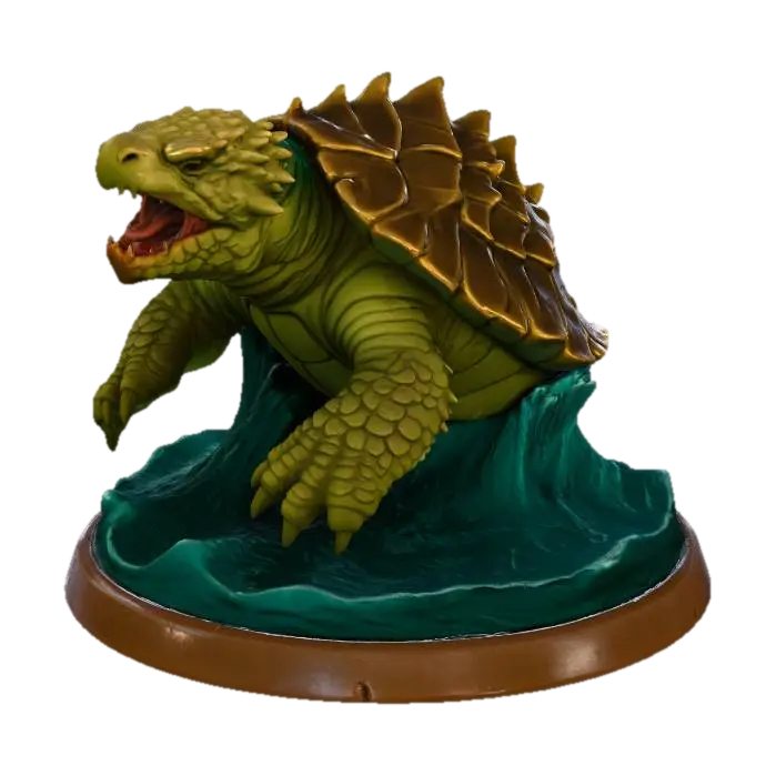 Dragon Turtle - Fantastical 3D model, vytvořený pomocí AI
