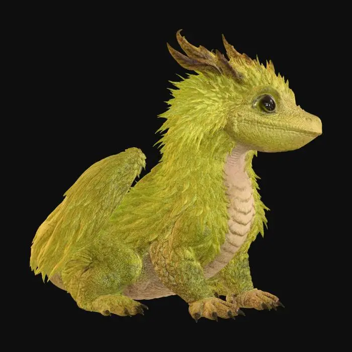 3D model for Mossscale Dragonling