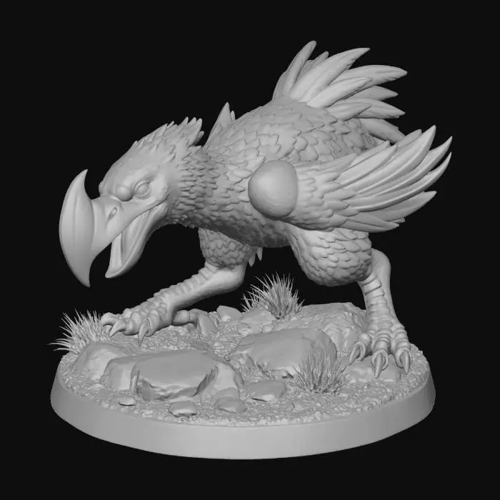 3D model for Axe beak