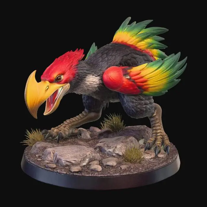 3D model for Axe beak