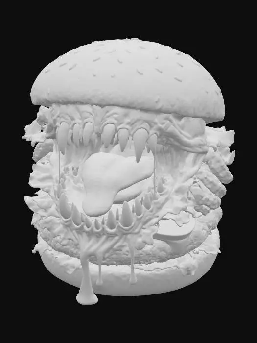3D model for Monster Burger