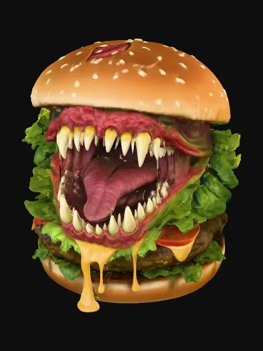 3D model for Monster Burger