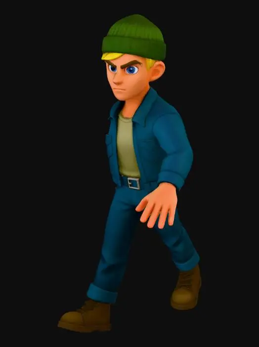 3D model for Adventurous Hero