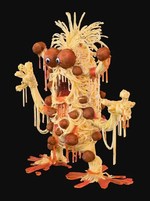 3D model for Spaghetti Monster Delight