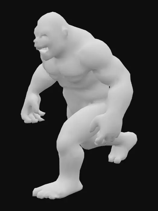 3D model for Roblox rig bigfoot