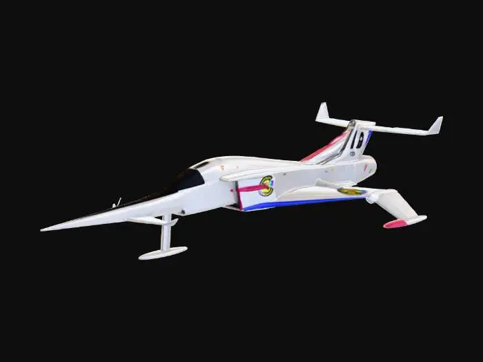 3D model for Angel interceptor from Captain Scarlet