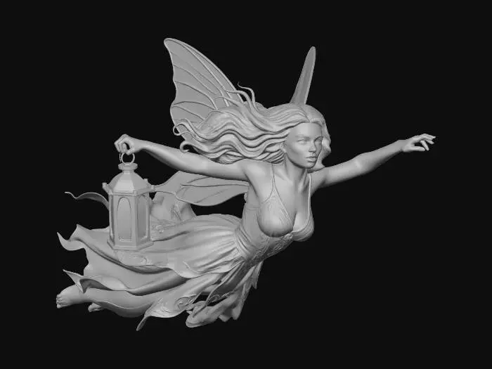 3D model for Lantern-Winged Fairy