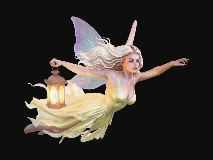 3D model for Lantern-Winged Fairy
