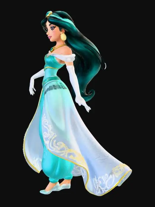 3D model for Disney Jasmine