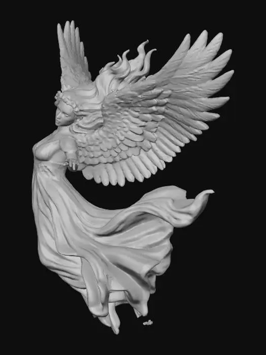 3D model for falling angel