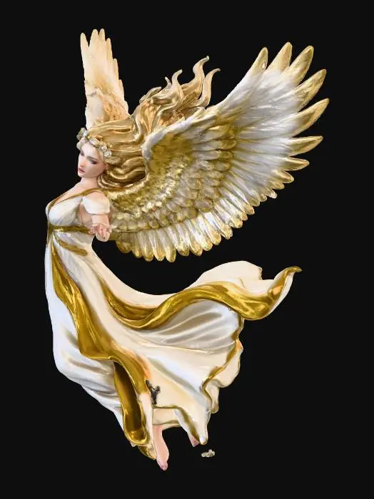 3D model for falling angel
