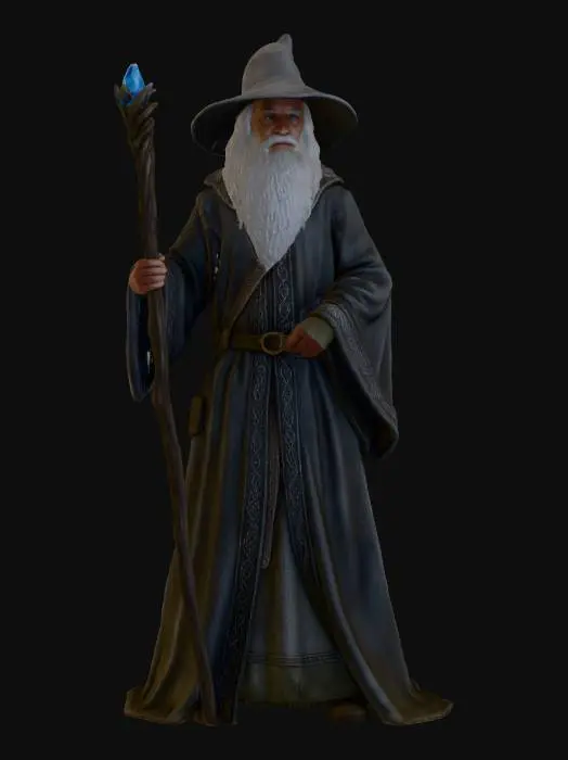 3D model for Gandalf the Wizard