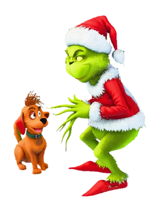 Modello 3D Holiday Mischief - Grinch, generato dall’IA