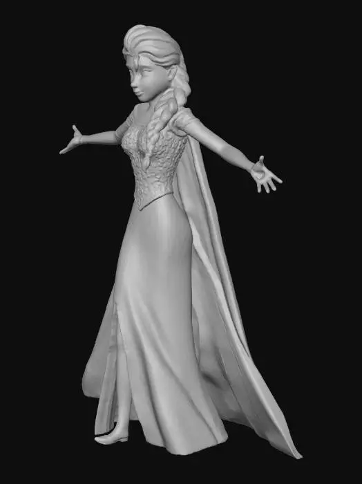3D model for Ice Queen Elsa