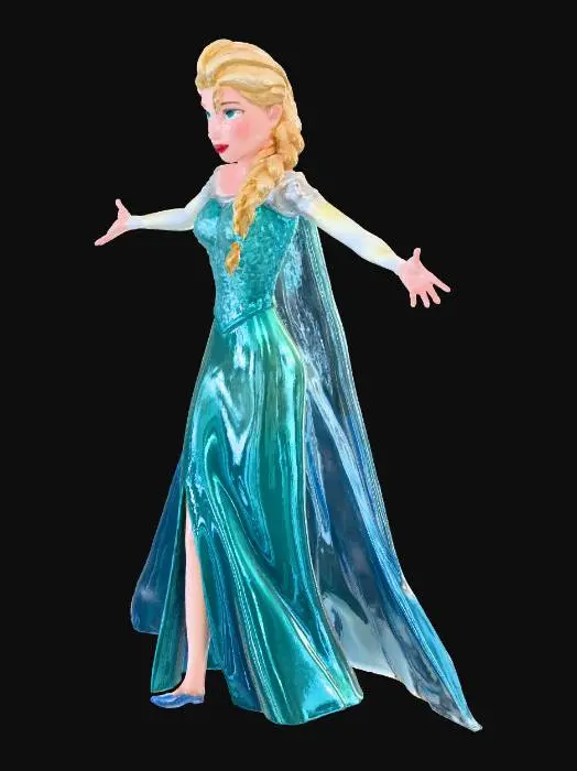 3D model for Ice Queen Elsa