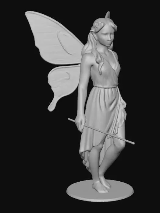 3D model for Beautiful+Fairy+Girl+2+stlnew