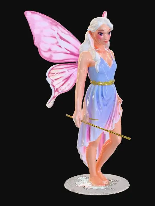 3D model for Beautiful+Fairy+Girl+2+stlnew