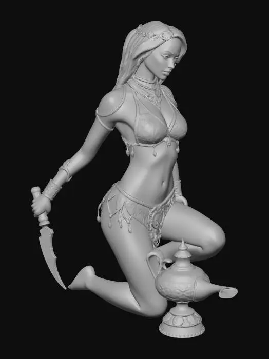 3D model for Moonlit Guardian