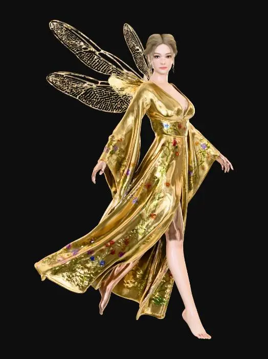 3D model for Golden Fairy