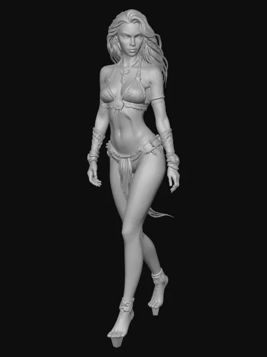 3D model for Ocean Goddess