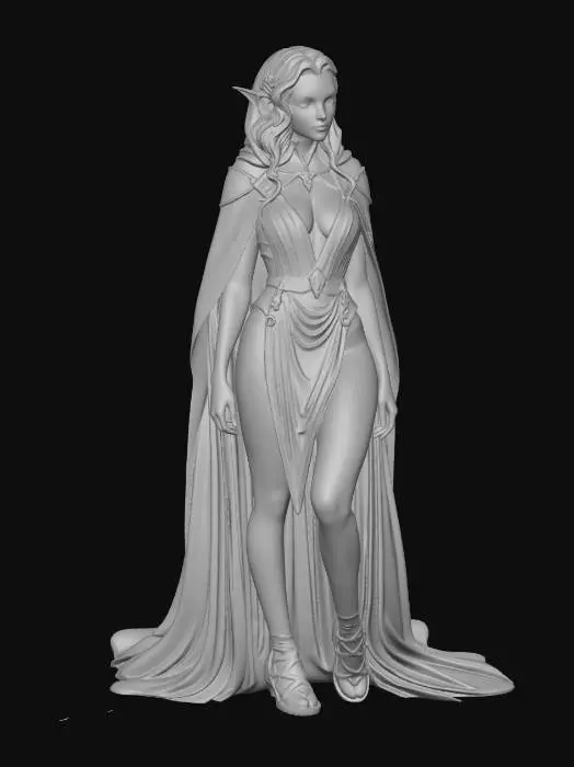 3D model for Elf princess