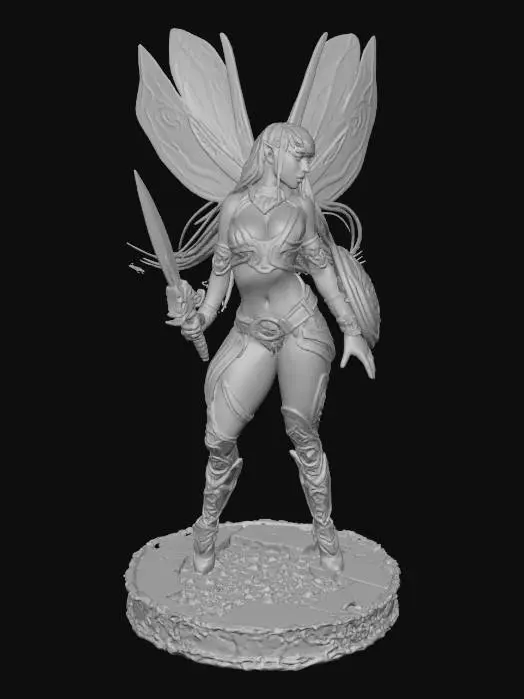 3D model for Warrior Fairy Queen