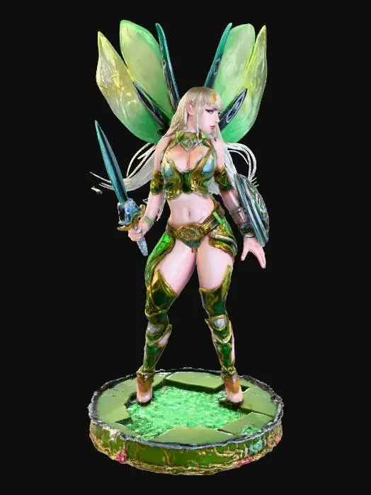 3D model for Warrior Fairy Queen