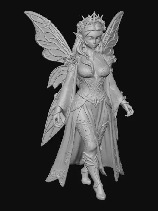 3D model for Enchanted Woodland Queen