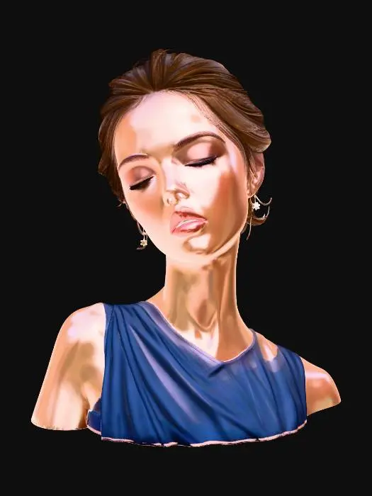 3D model for Velvet Serenity