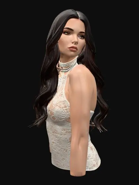 3D model for Lace Whisper