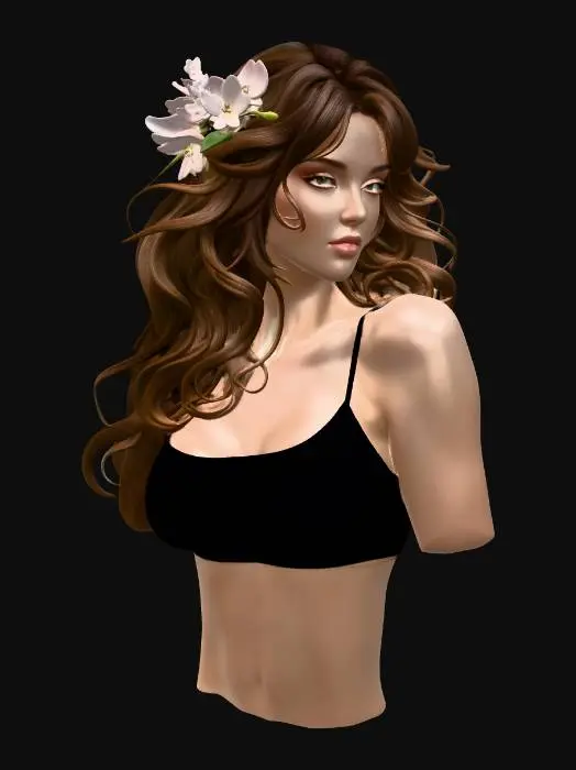 3D model for Floral Muse