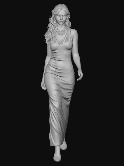 3D model for Elegance in White