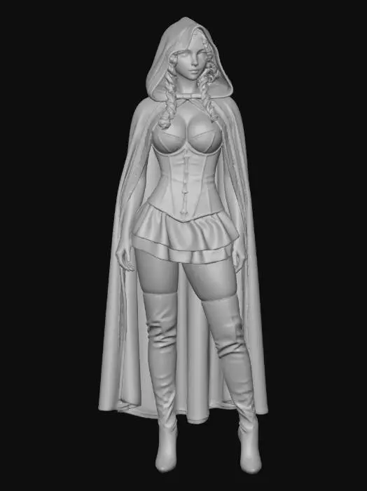 3D model for Crimson Cloak Enchantress