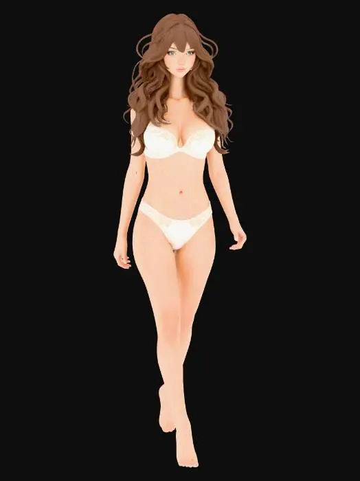 3D model for Ivory Lace Elegance