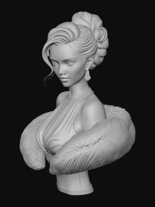 3D model for Elegance in Silver