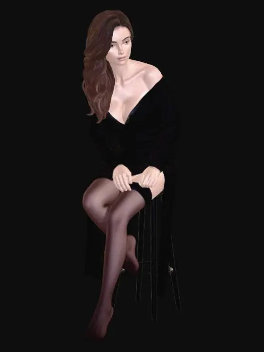 3D model for Velvet Silhouette
