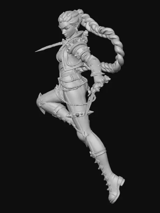 3D model for K Pop Demon hunter, Rumi